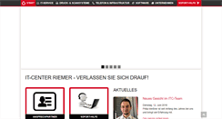 Desktop Screenshot of itcriemer.de