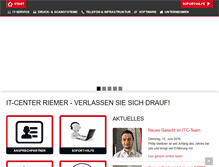 Tablet Screenshot of itcriemer.de